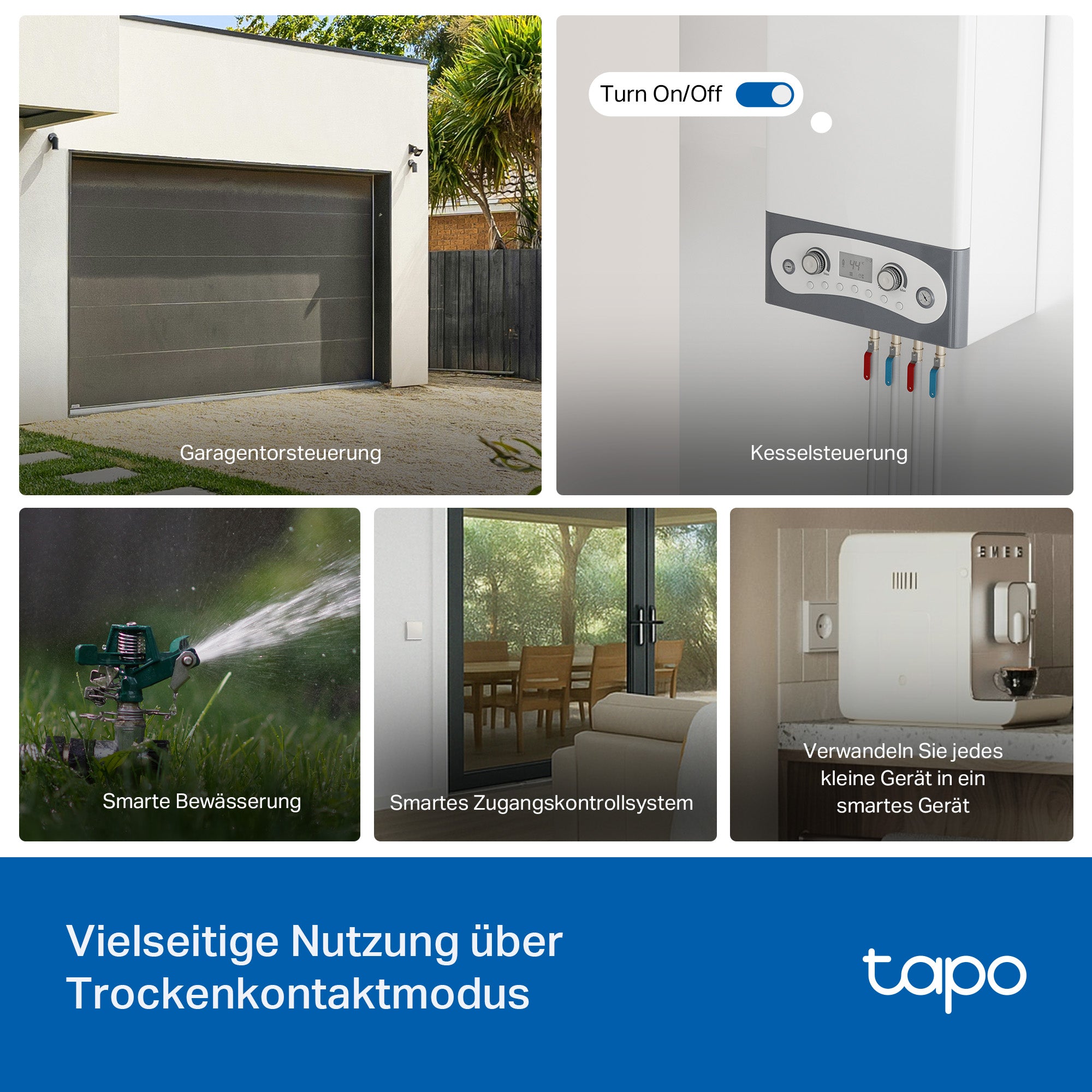 Tapo S110E Smart Relaisschalter mit Dry/Wet Contact und Energieüberwachung -