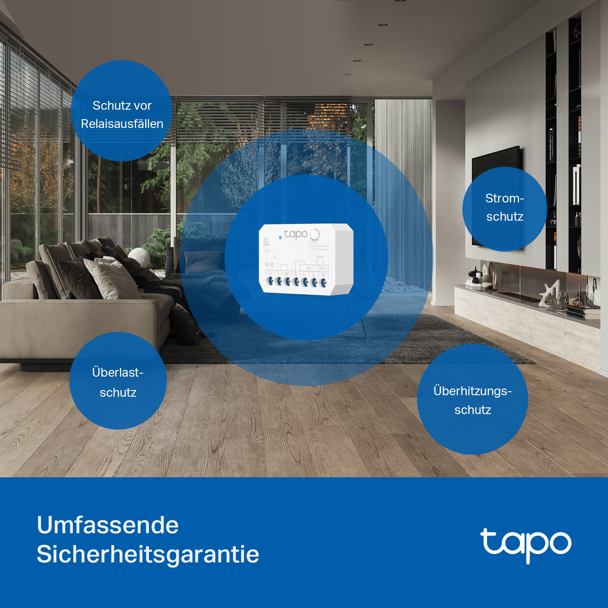 Tapo S110E Smart Relaisschalter mit Dry/Wet Contact und Energieüberwachung