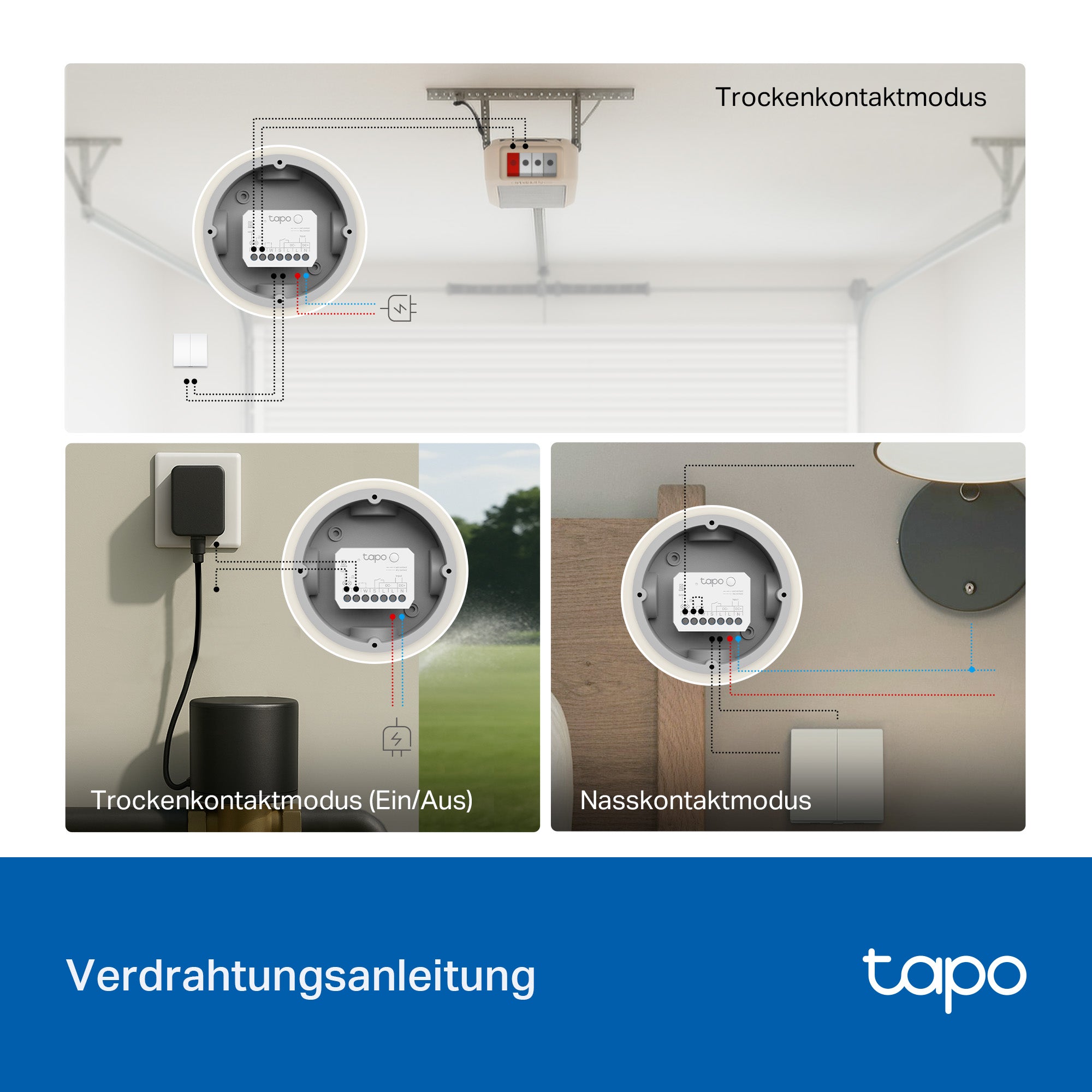 Tapo S110E Smart Relaisschalter mit Dry/Wet Contact und Energieüberwachung