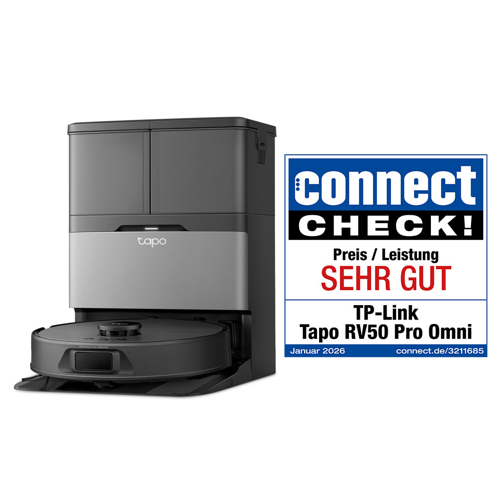 Tapo RV50 Pro Omni, Saug- & Wischroboter mit Selbstreinigung - Saugroboter