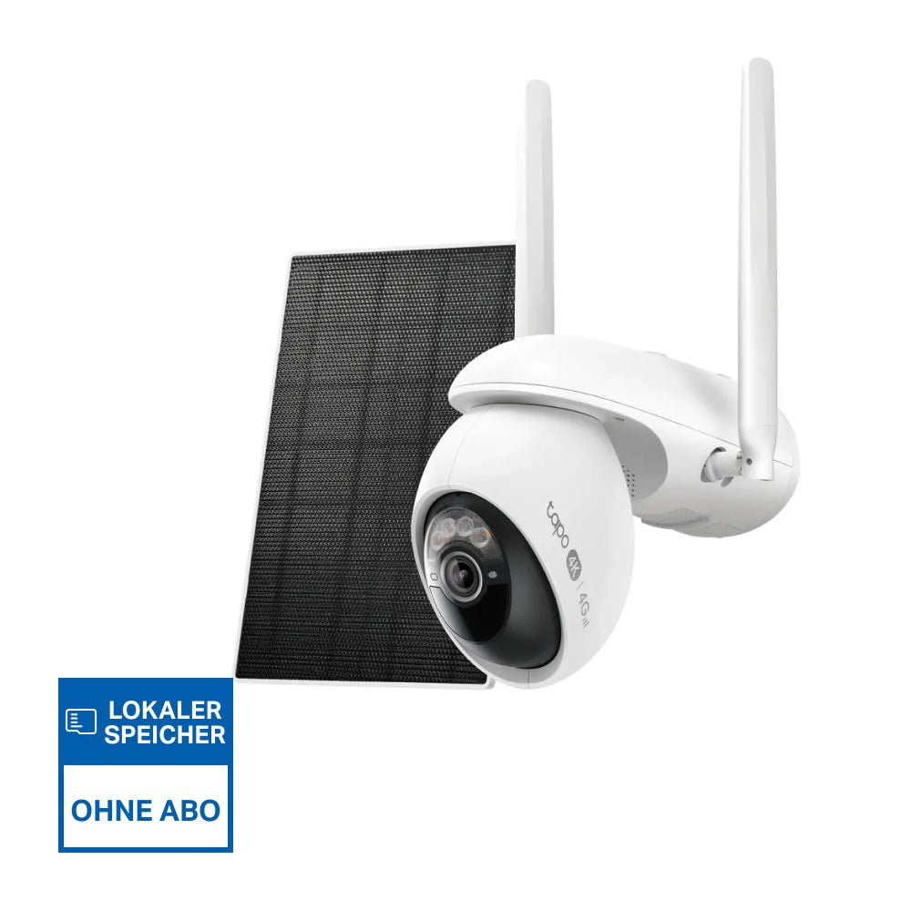 4K 8MP 360° Solarbetriebene Kamera mit SIM - Karte | Tapo C665G KIT - Tapo C665G KIT