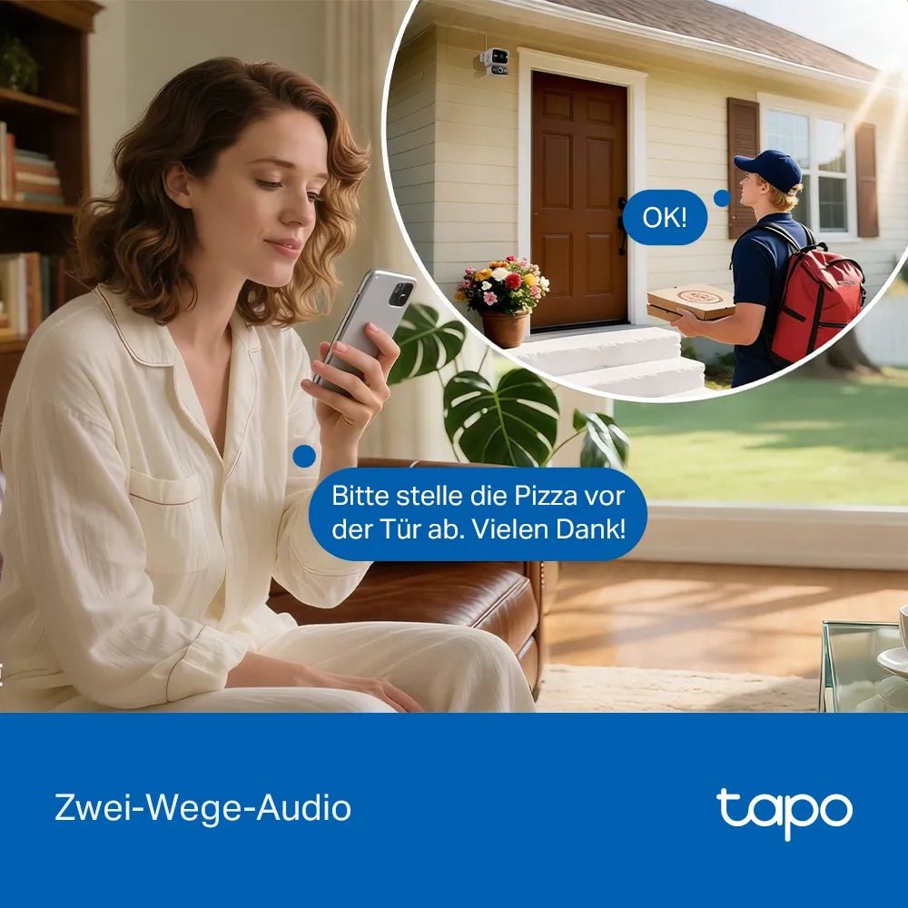 4K Dual - Objektiv 360° Outdoor Kamera | Tapo C575D - Tapo C575D