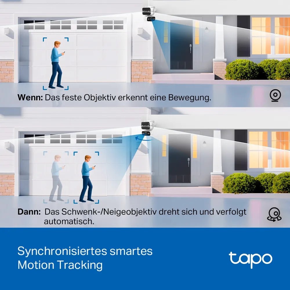 4K Dual - Objektiv 360° Outdoor Kamera | Tapo C575D - Tapo C575D