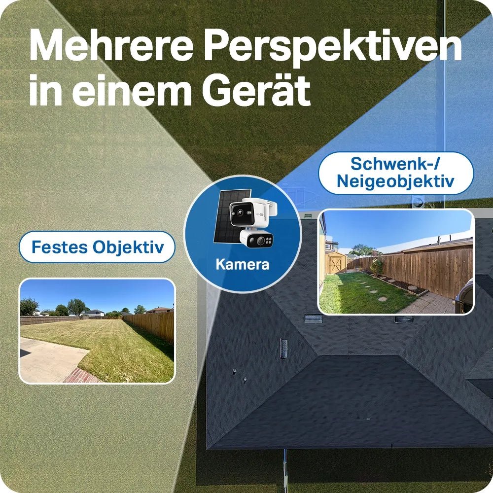4K Dual - Objektiv 360° Solarbetriebene Kamera | Tapo C675D KIT - Tapo C675D KIT