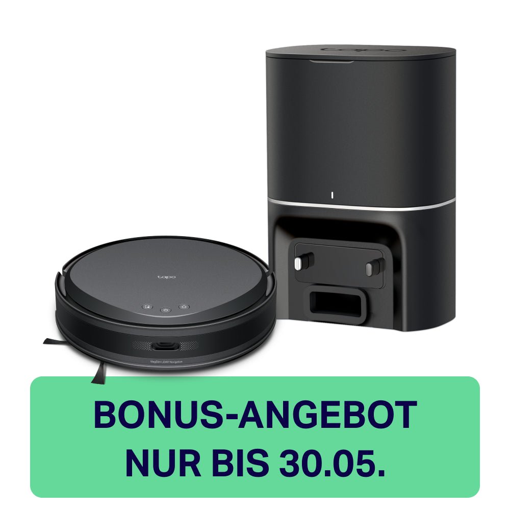 5300 Pa Saugroboter mit Auto - Empty Dock | Tapo RV20 Max + RVD101 Bundle - Mai7