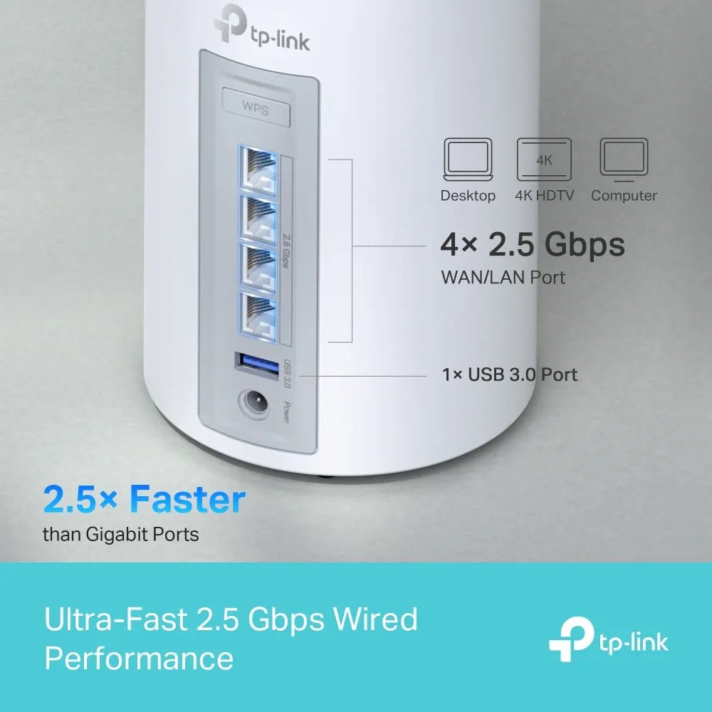 5G BE9300 Tri - Band Wi - Fi 7 Mesh System | Deco BE65 - 5G - Deco BE65-5G