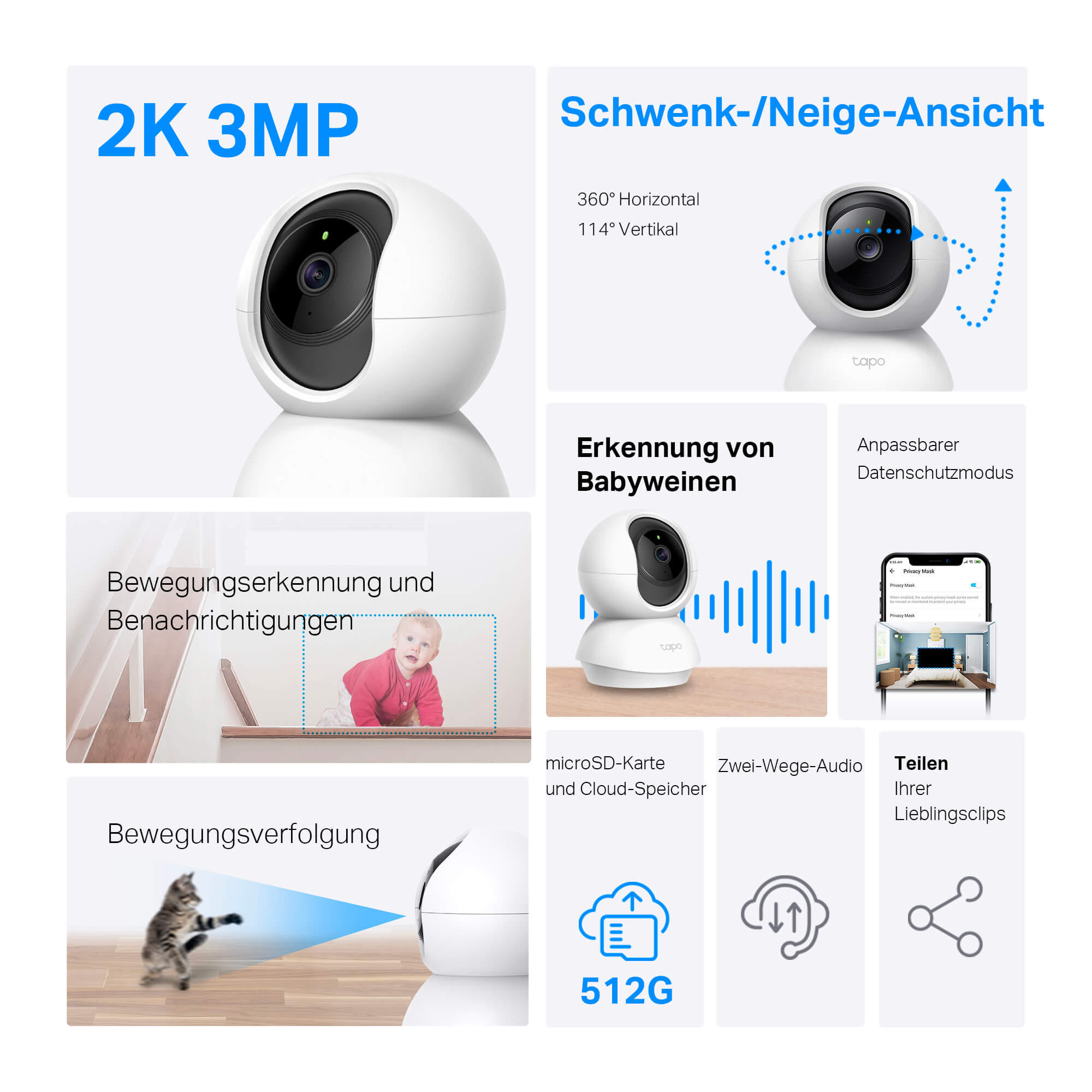 Tapo C210 - überwachungskamera innen