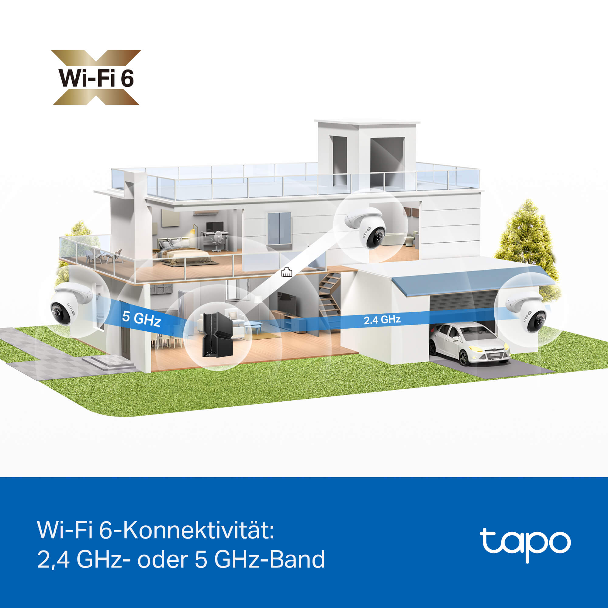 Tapo C560WS 4K 8MP, 360° - überwachungskamera aussen