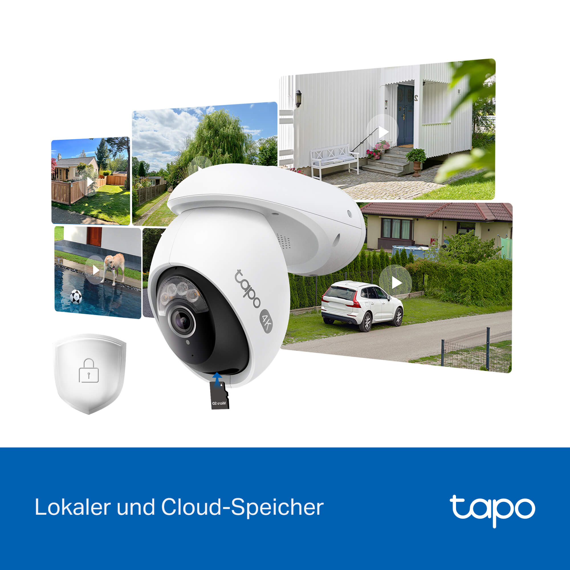 Tapo C560WS 4K 8MP, 360° - überwachungskamera aussen