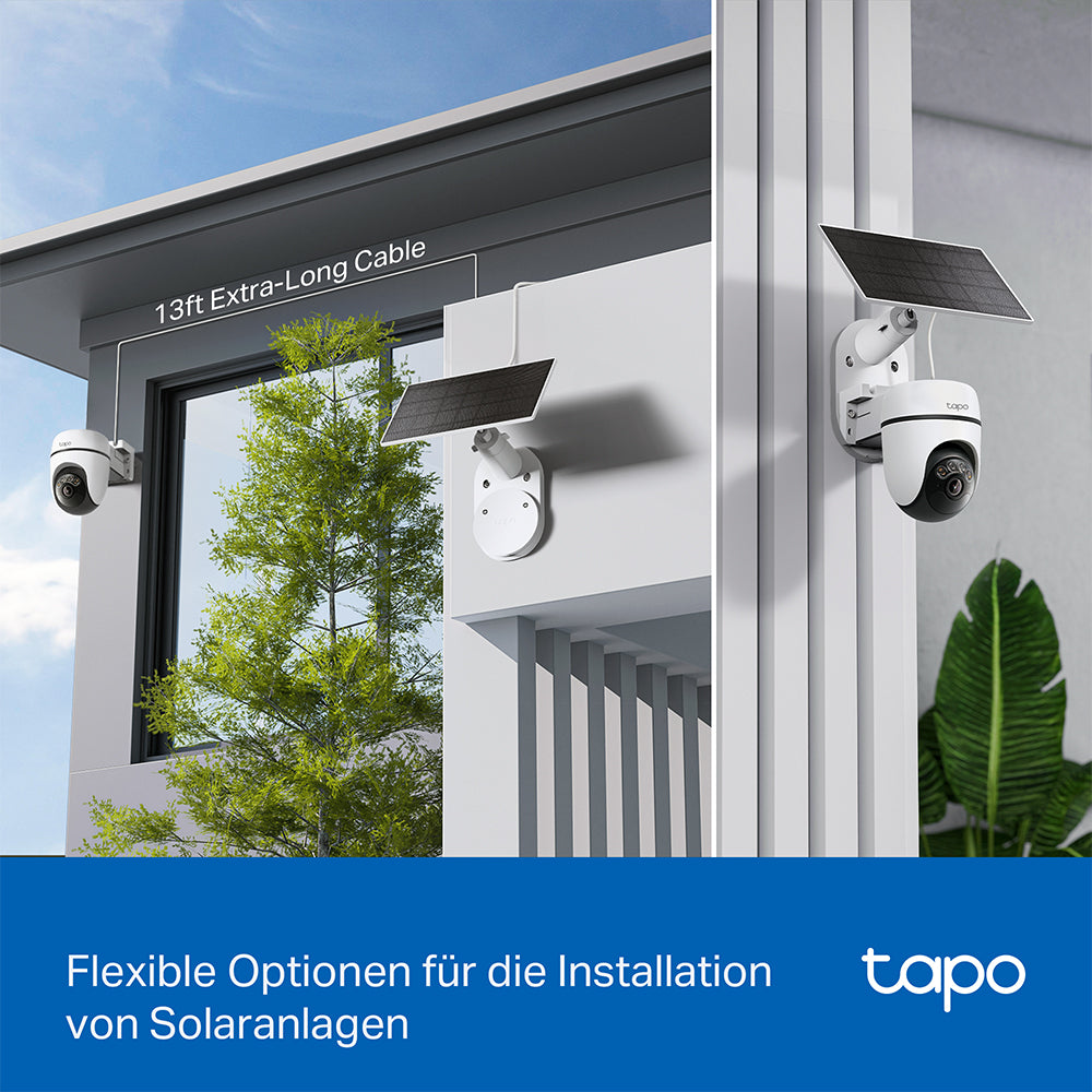 Tapo C610 KIT 2K 3MP 360°, Solarpanel-Set - Surveillance Cameras