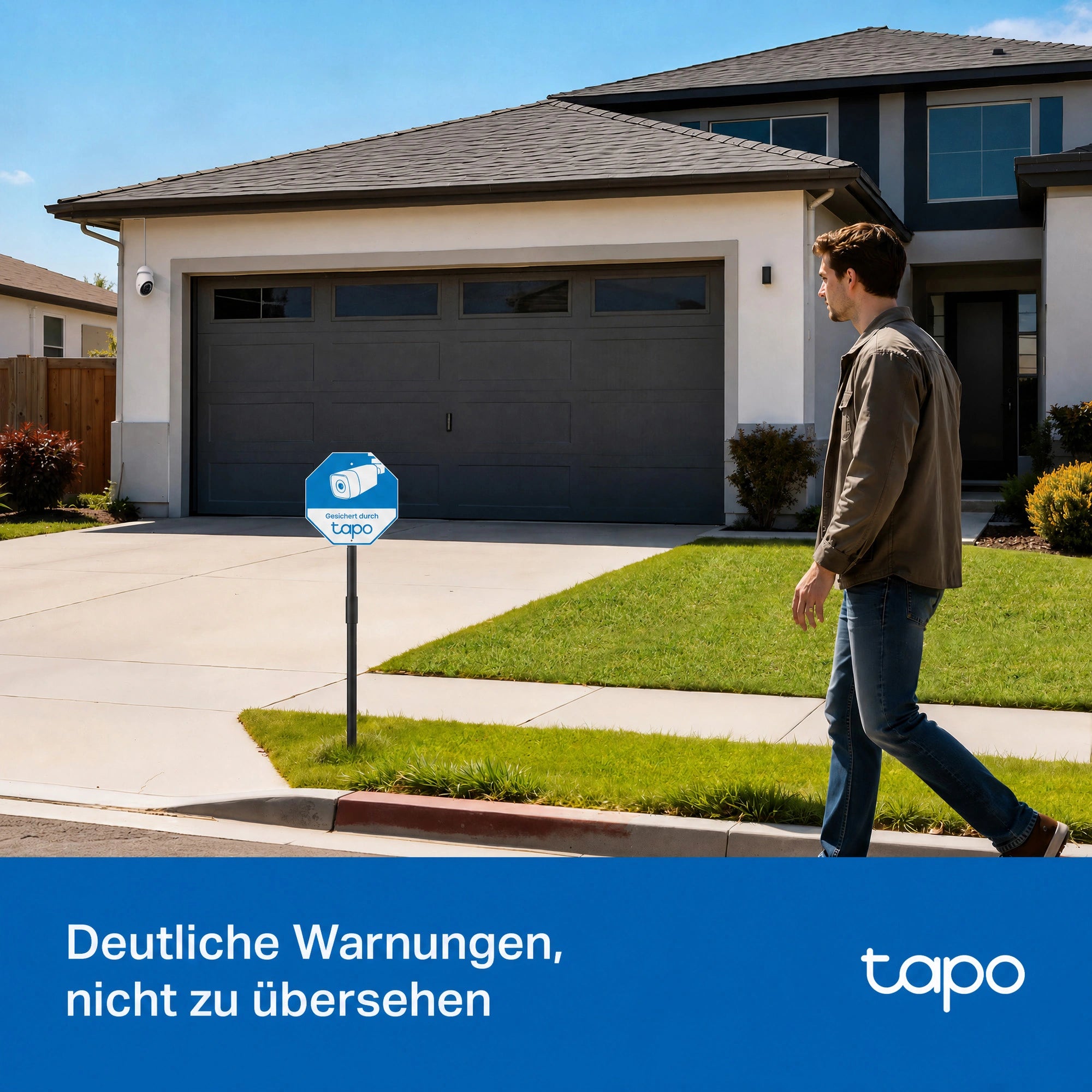 Tapo CA510 Tapo Sicherheitszeichen- und Aufkleber-Set