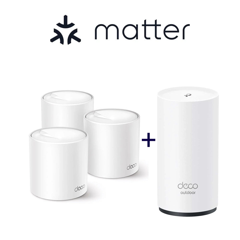 AX3000 Wi-Fi 6 Mesh Bundle | Deco X50 (3er-Pack) + Deco X50-Outdoor