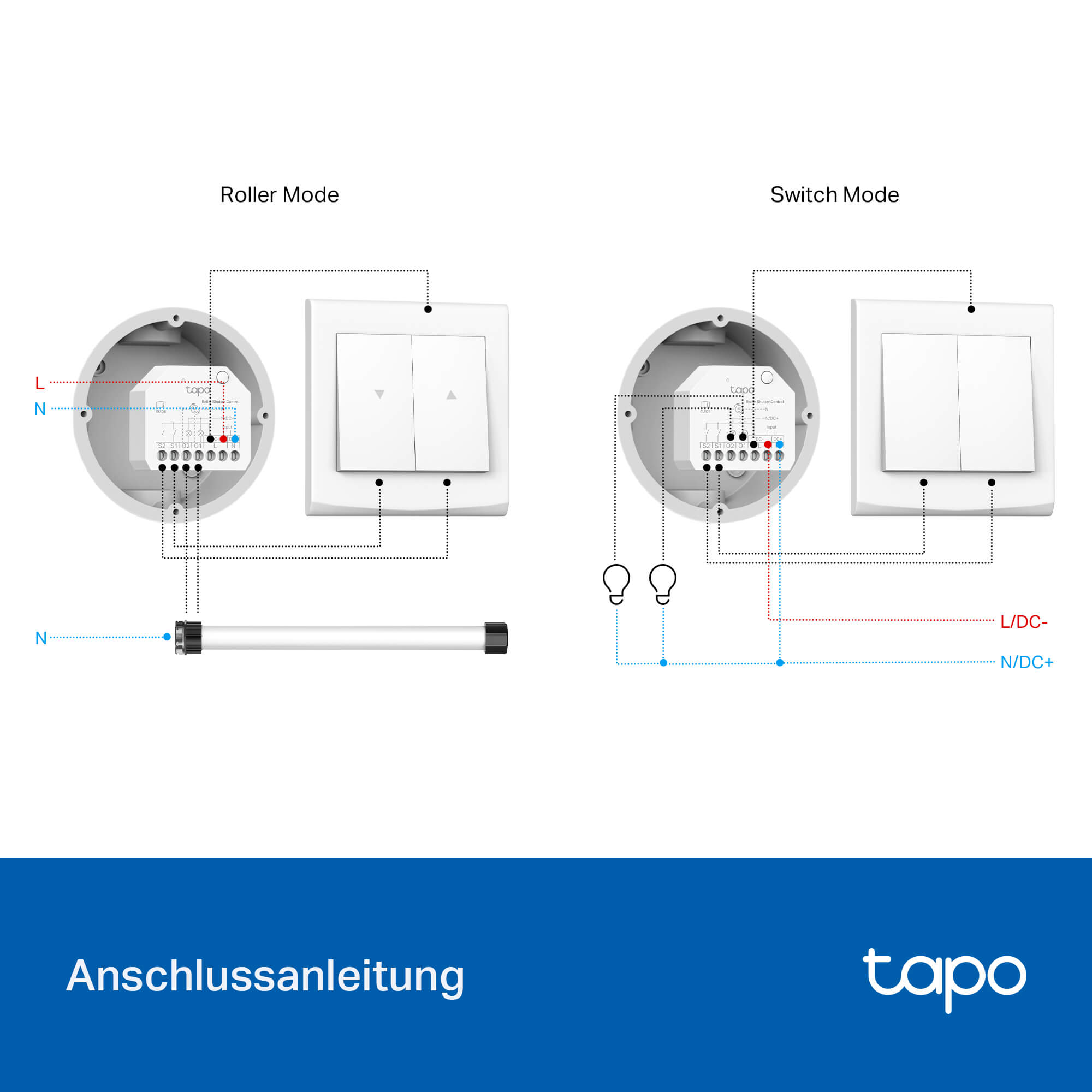 Tapo S112 2-Kanal WLAN und Bluetooth Smart Relaisschalter -