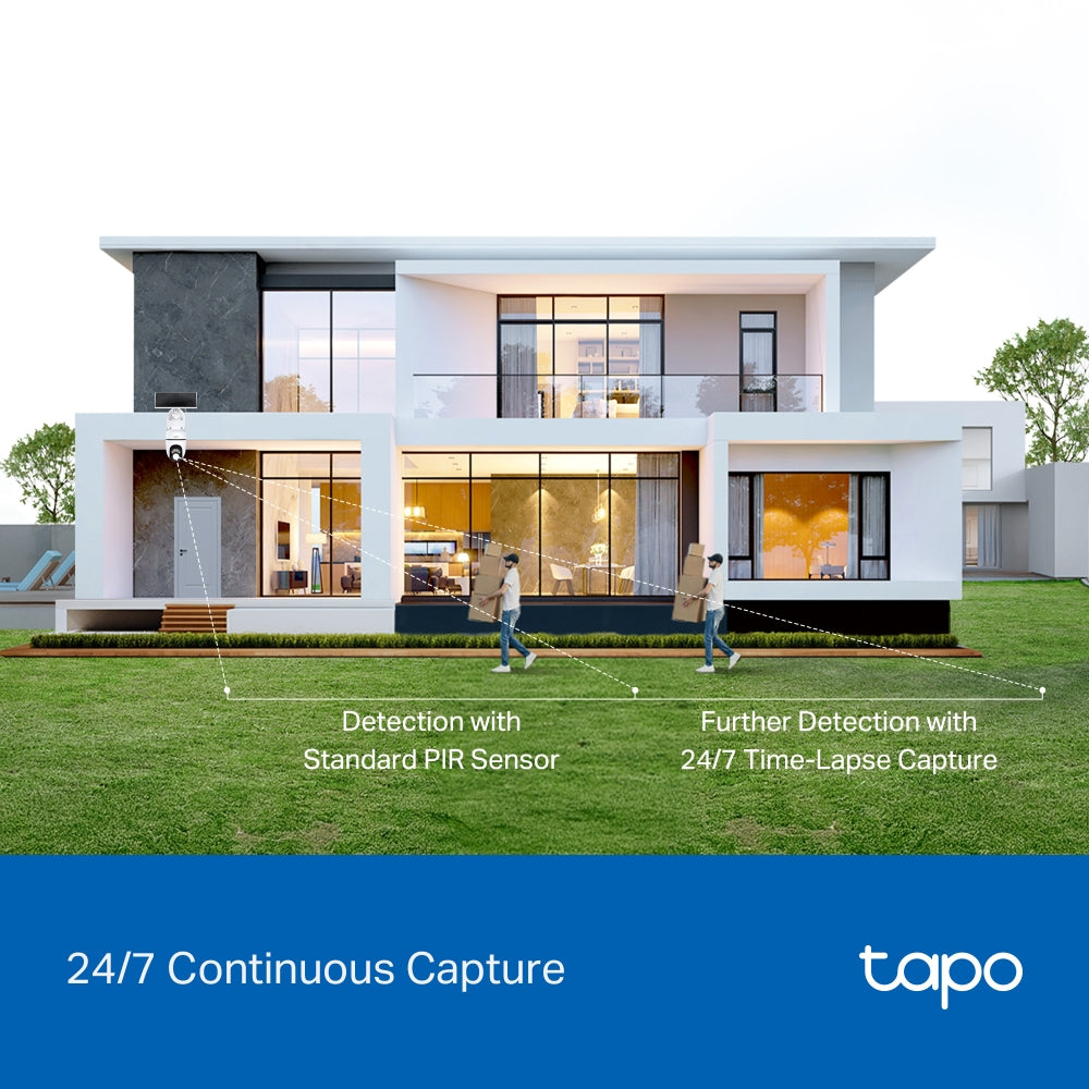 3K 5MP 360° Solarbetriebene Kamera | Tapo C630 KIT