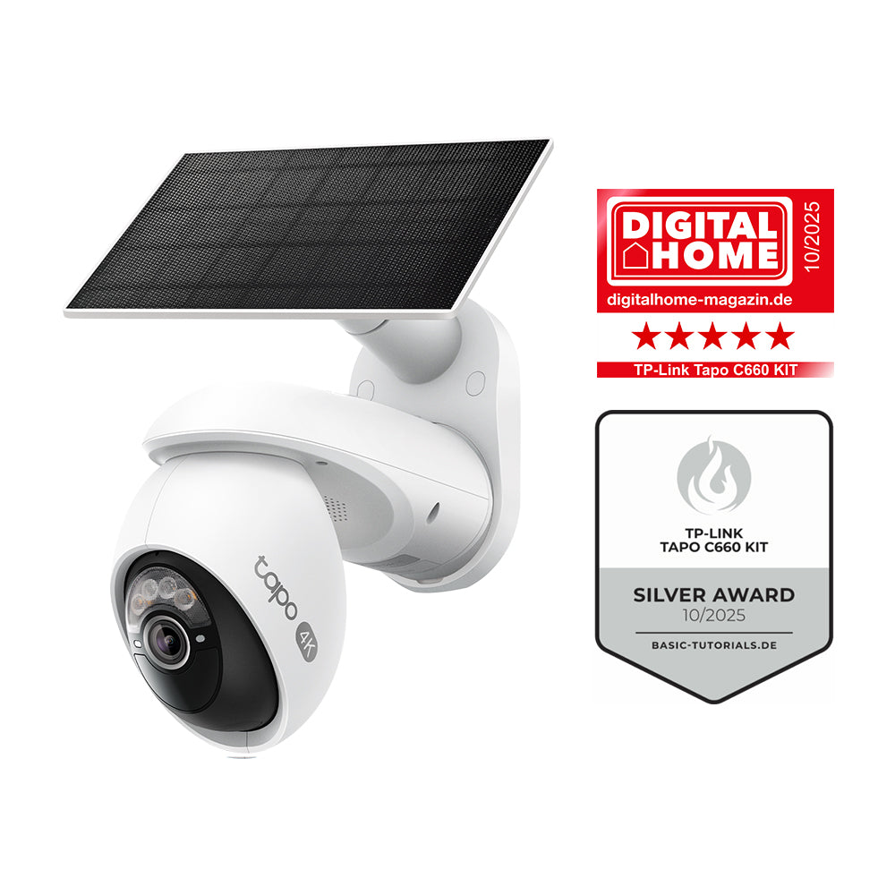 Tapo C660 KIT 4K 8MP 360°, Solarpanel-Set - Surveillance Cameras