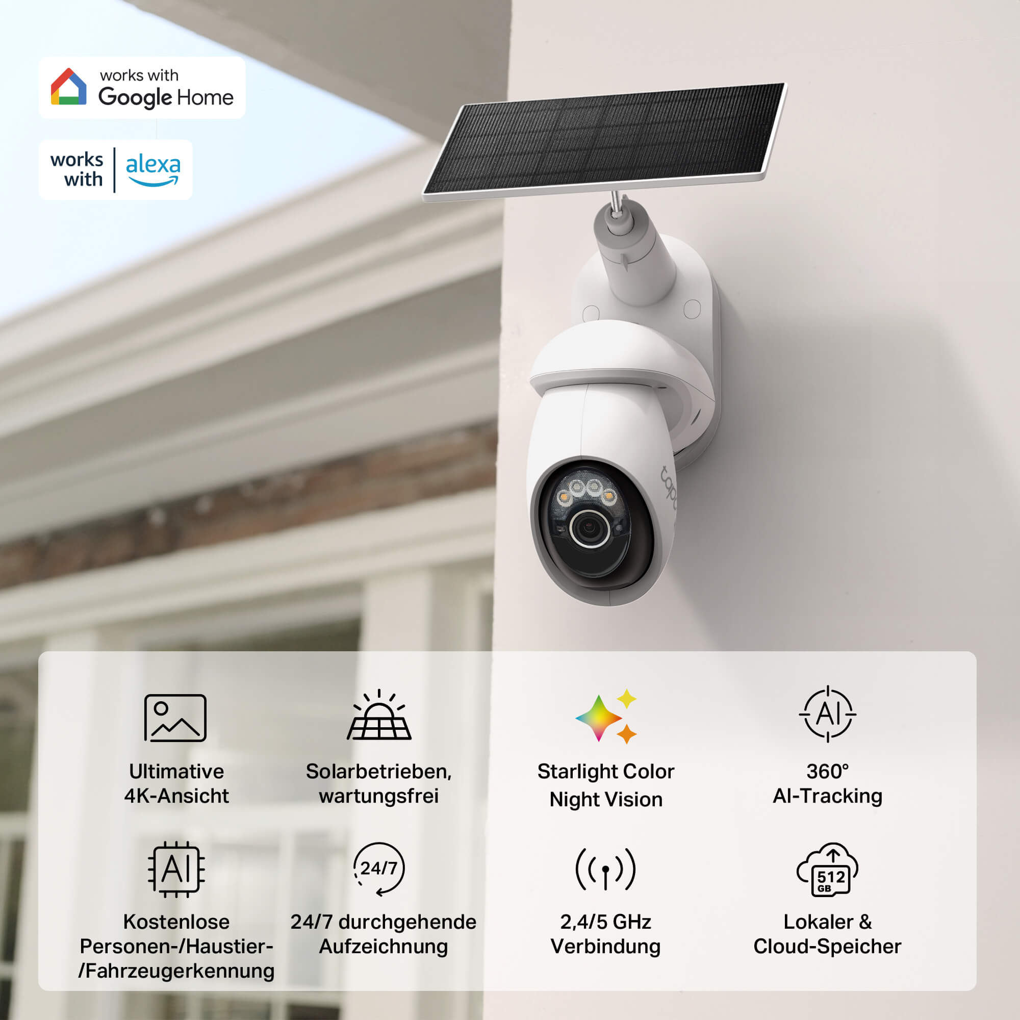 Tapo C660 KIT 360°+ H500 Speicher-Bundle -