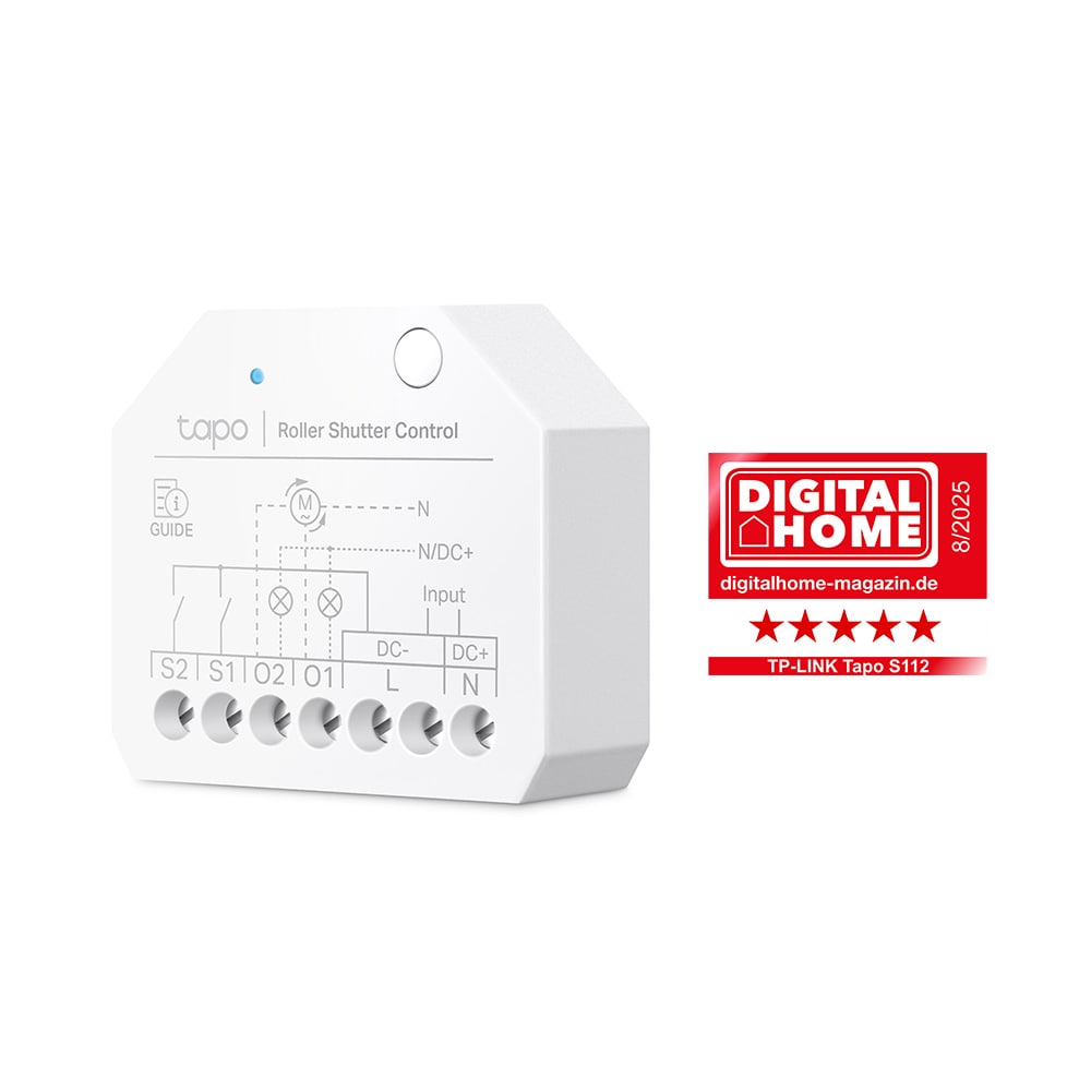 Tapo S112 2-Kanal WLAN und Bluetooth Smart Relaisschalter