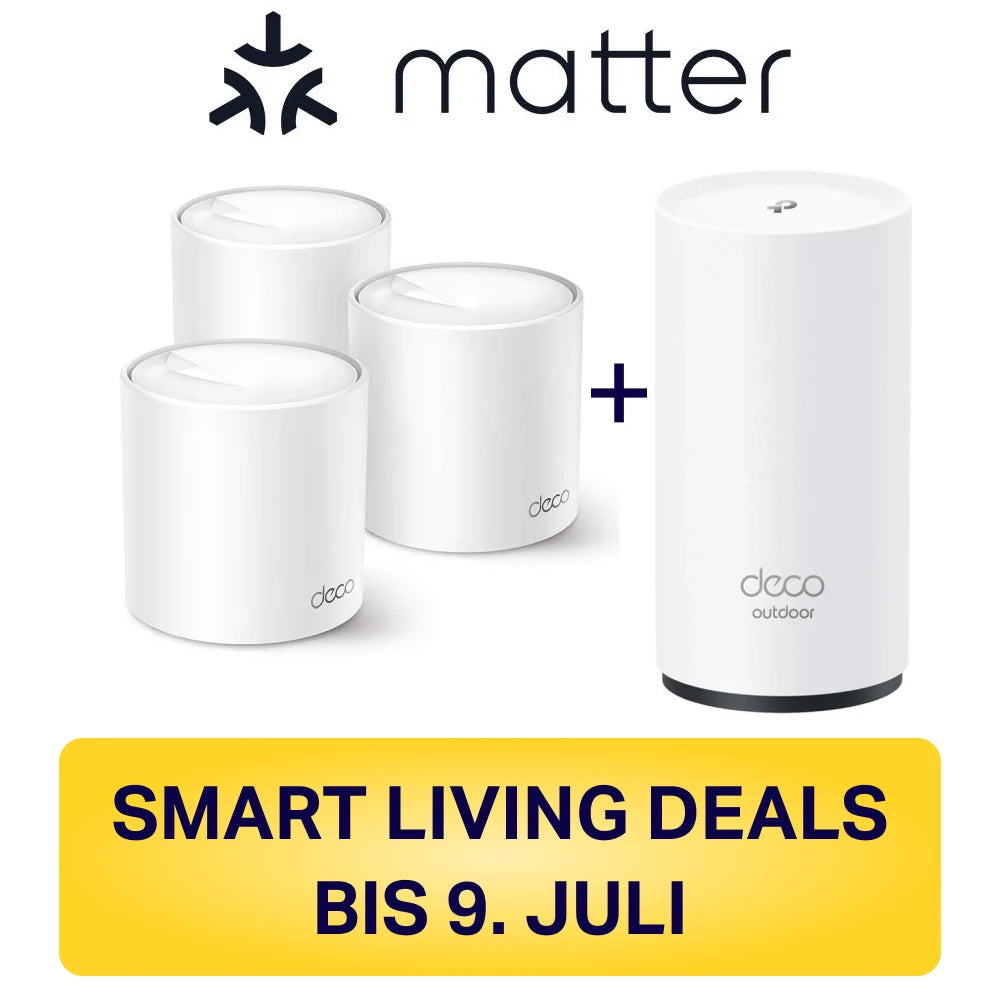 AX3000 Wi-Fi 6 Mesh Bundle | Deco X50 (3er-Pack) + Deco X50-Outdoor