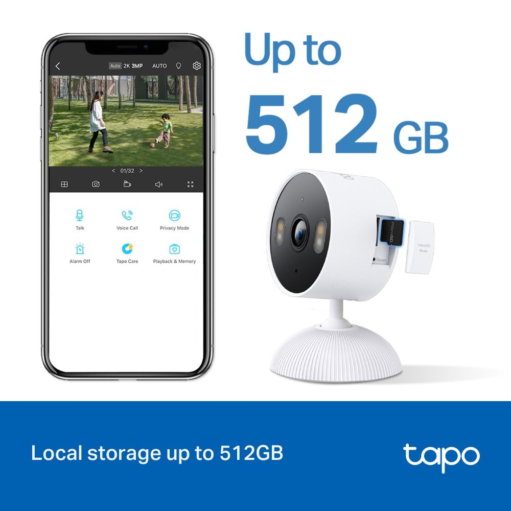 Tapo C113 2K Wi - Fi - Sicherheitskamera für Innen und Außen - Tapo C113