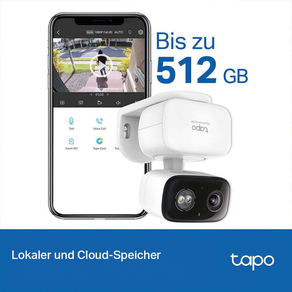 Tapo C216 2K 3MP, 360° für Innen & Außen - Tapo C216
