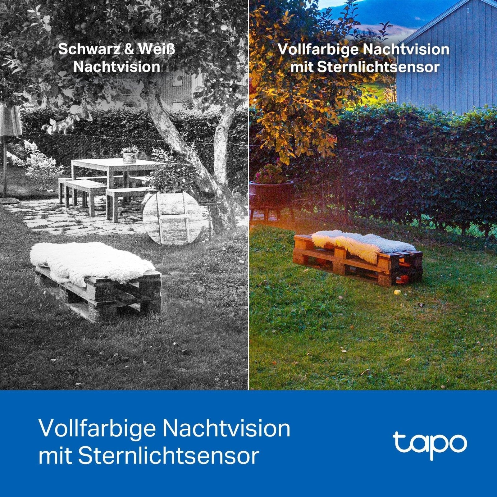 Tapo C425(4 - pack) 2K 4MP, 10000mAh - Akku - Tapo C425(4St.)