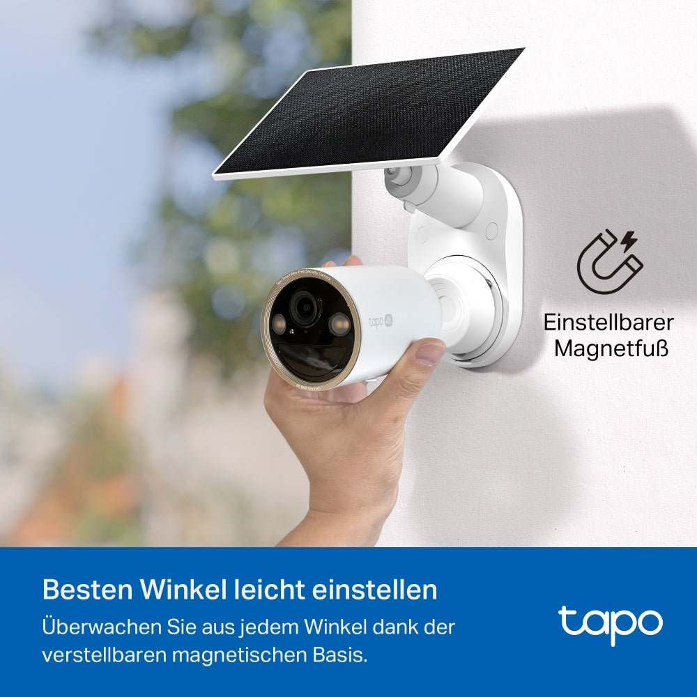 Tapo C460 KIT 4K 8MP, Solarpanel - Set - Tapo C460 KIT