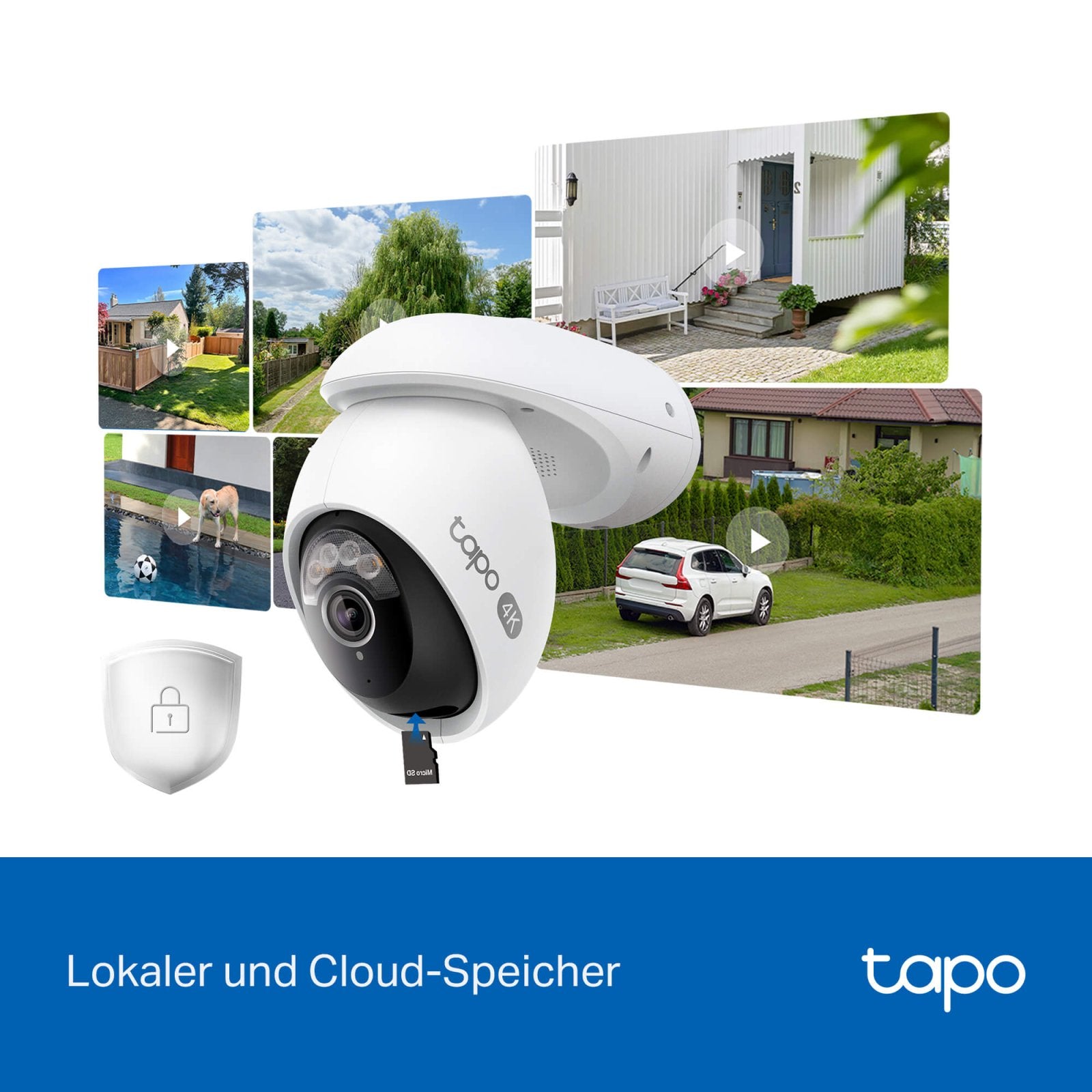 Tapo C560WS 4K 8MP, 360° Abdeckung, Starlight Farb - Nachtsicht, LAN - Anschluss - Tapo C560WS