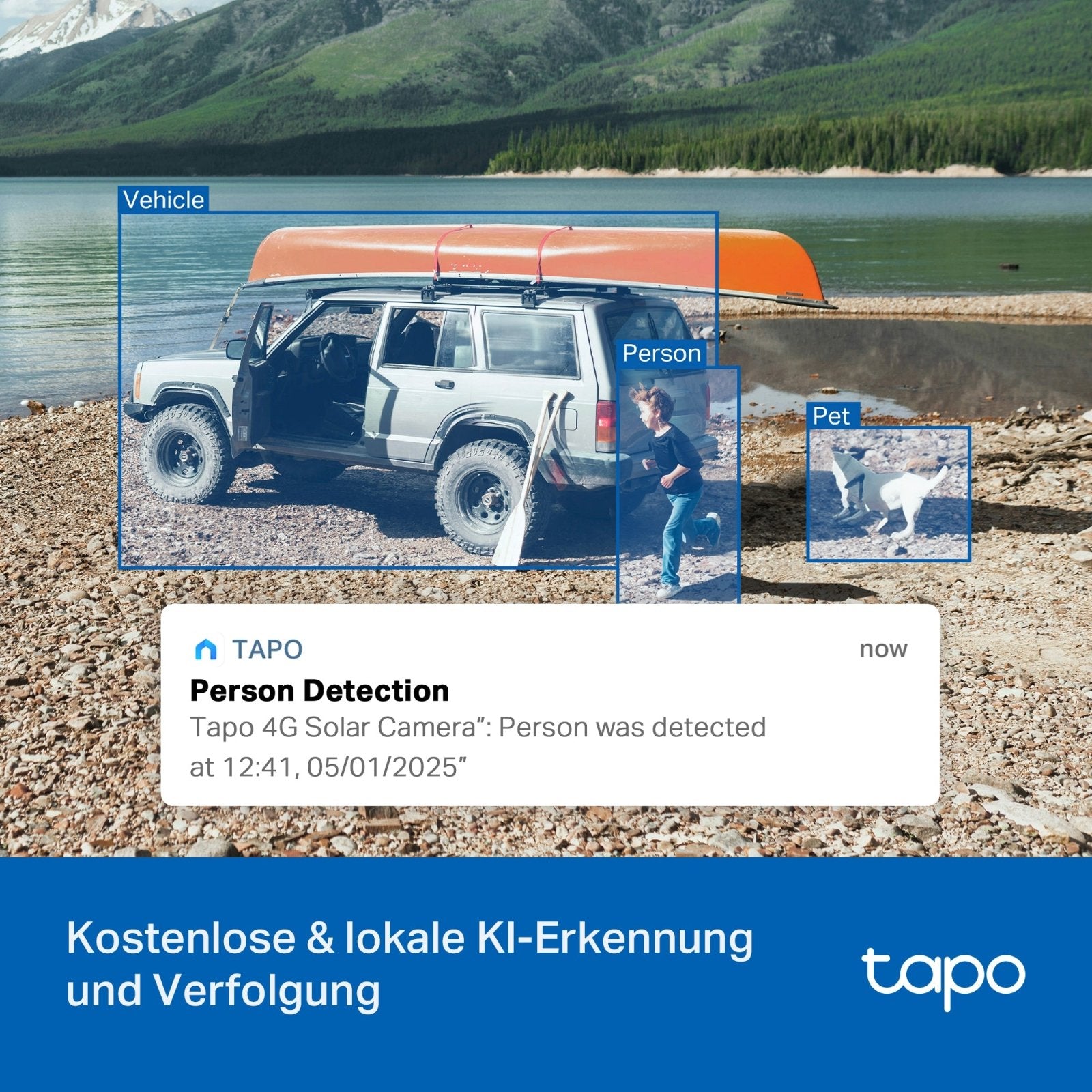 Tapo C615G KIT 2K 3MP 360° mit SIM - Karte, Solarpanel - Set - Tapo C615G KIT