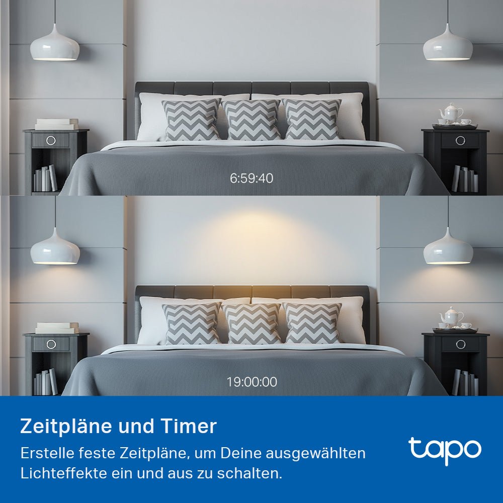 Tapo L430P Smart P45 Glühbirne E14, 470 Lumen Mehrfarbig - Tapo L430P