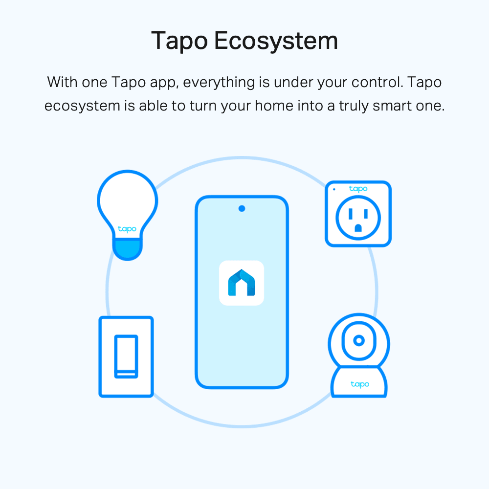 Tapo L510E WLAN Glühbirne, 806 Lumen Warmlicht - Tapo L510E