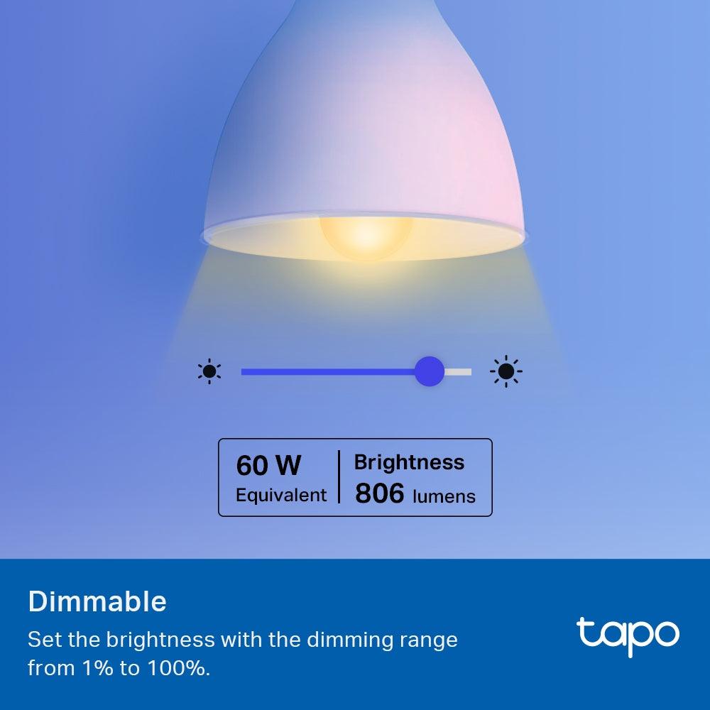 Tapo L530E(4 - pack) WLAN Glühbirne, 806 Lumen, Mehrfarbrige - Tapo L530E(4St.)