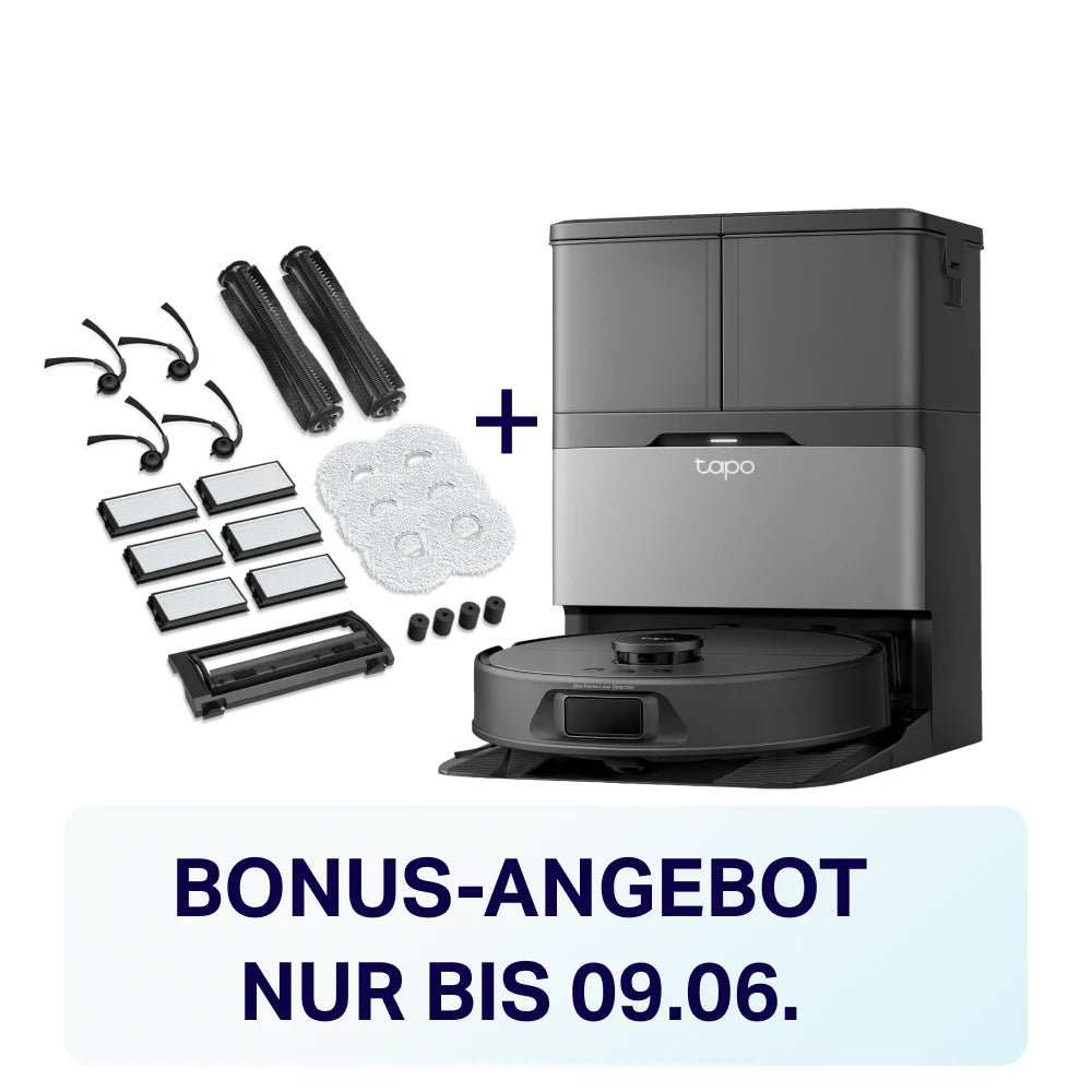 Tapo RV50 Pro Omni + RVA110 Zubehör - Set Bundle - Mai8