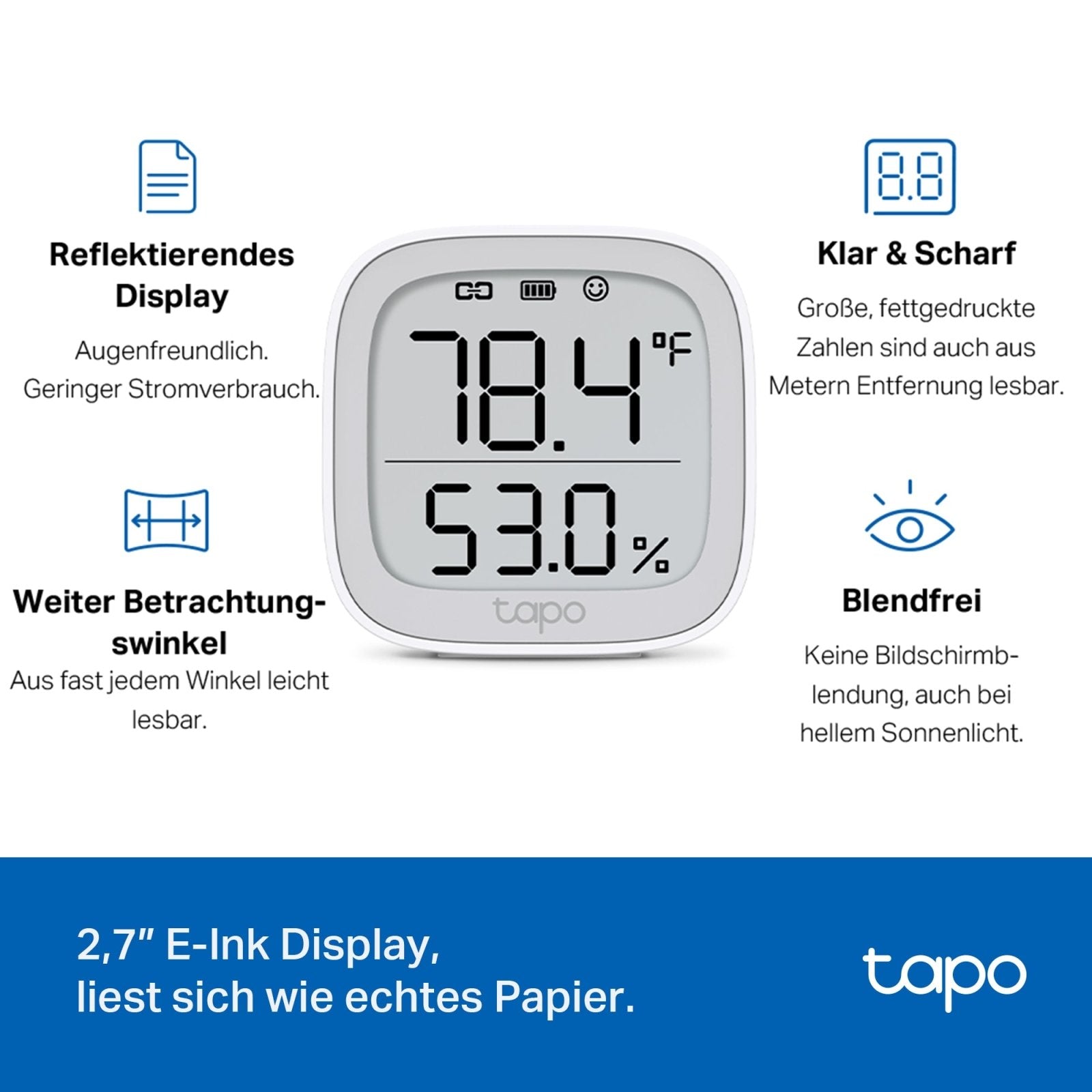Tapo T315 Temperatur - und Feuchtigkeitsmonitor - Tapo T315