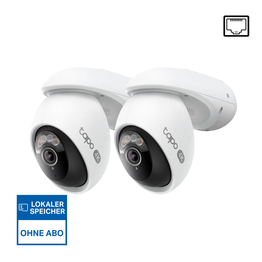 4K 8MP 360° Outdoor Kamera | Tapo C560WS (2er-Pack)