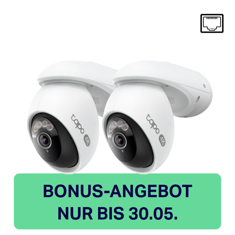 4K 8MP 360° Outdoor Kamera | Tapo C560WS (2er-Pack)