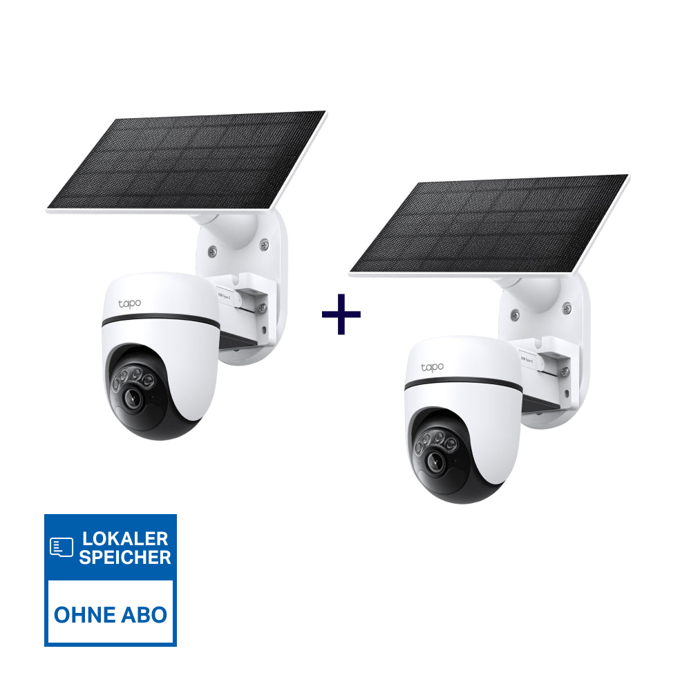 2K 3MP 360° Solarbetriebene Kamera | Tapo C610 KIT (2er-Pack)