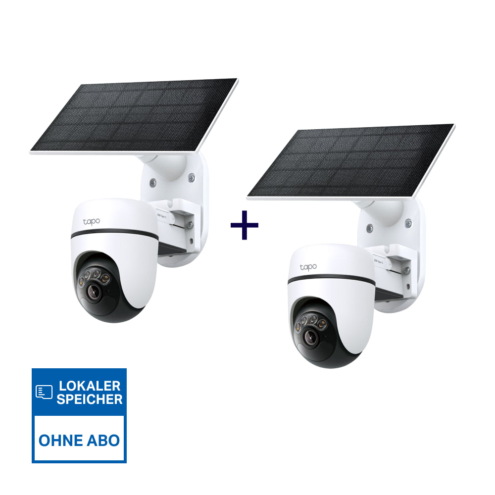 3K 5MP 360° Solarbetriebene Kamera | Tapo C630 KIT (2er-Pack)