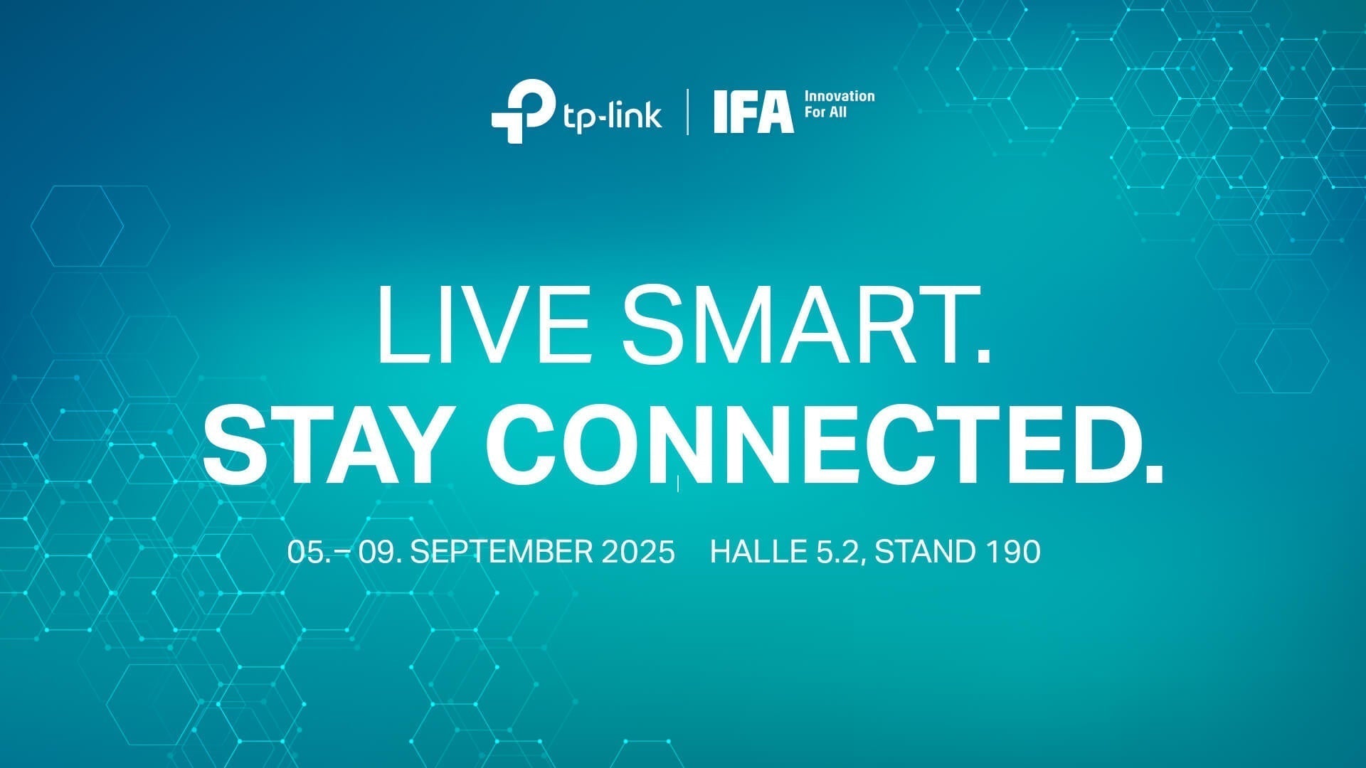 TP-Link auf der IFA 2025: Smarte Produktneuheiten für ein sicheres und komfortables Zuhause