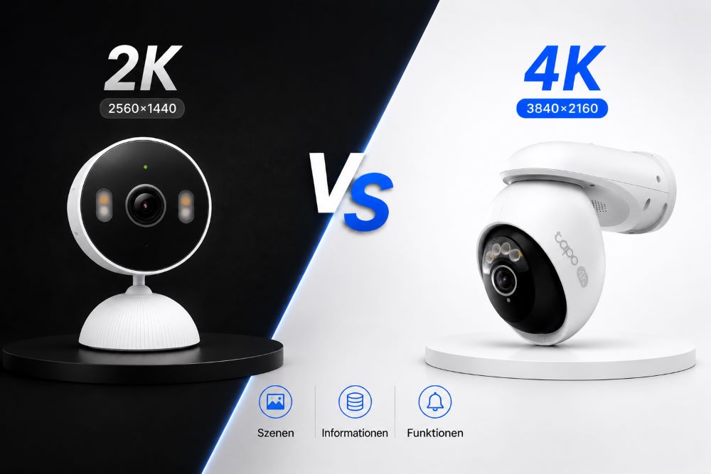 4K vs. 2K Überwachungskamera: Welche Auflösung lohnt sich wirklich?