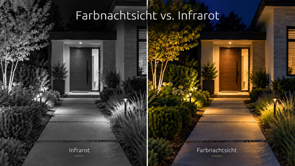 Farbnachtsicht vs Infrarot: Welche Nachtsicht ist bei Überwachungskameras besser?