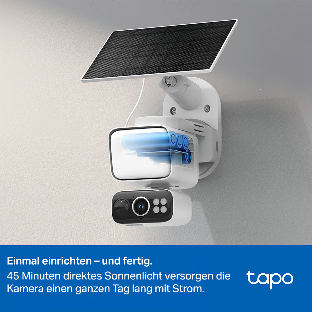 Tapo C615F KIT 2K 3MP 360° Solar-Flutlicht-Kamera - Floodlight Camera