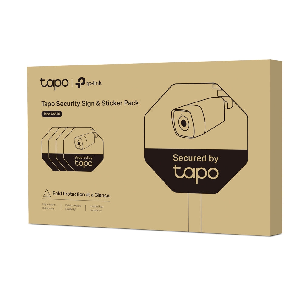Tapo CA510 Tapo Sicherheitszeichen- und Aufkleber-Set