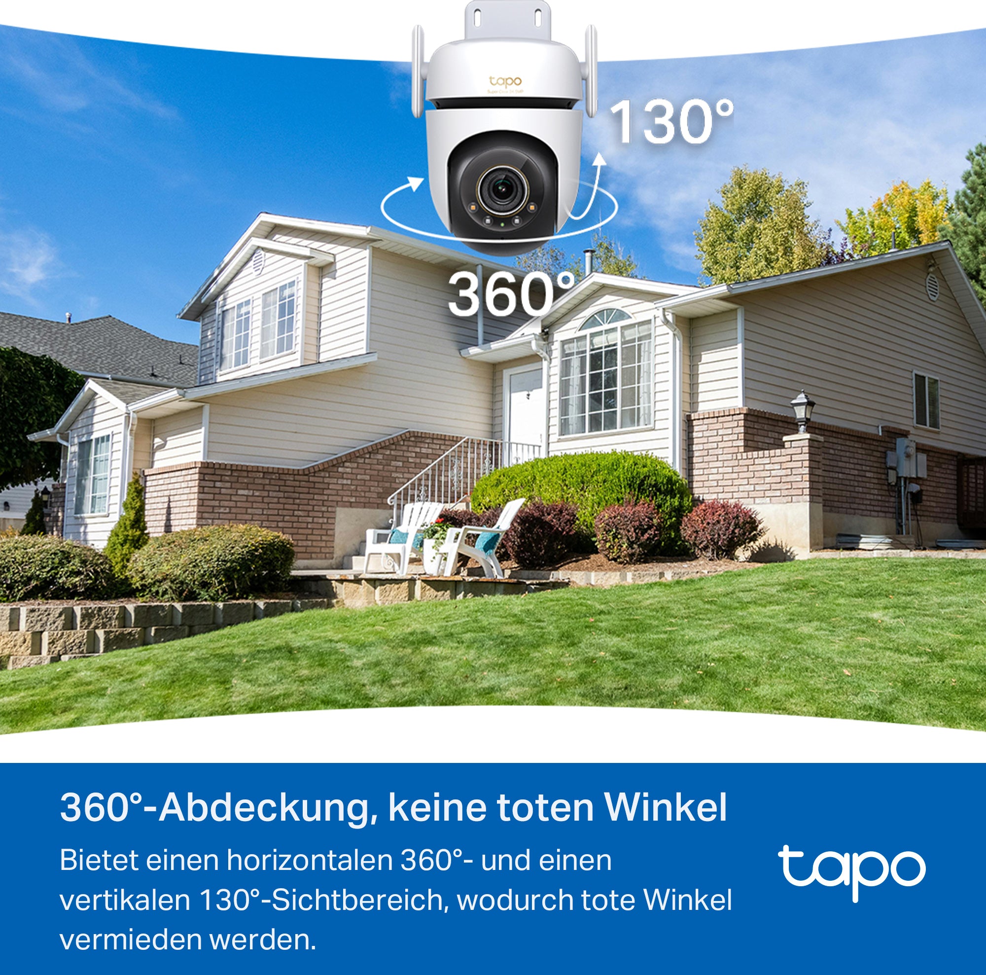 Tapo C530WS 3K 5MP, 360° - überwachungskamera aussen