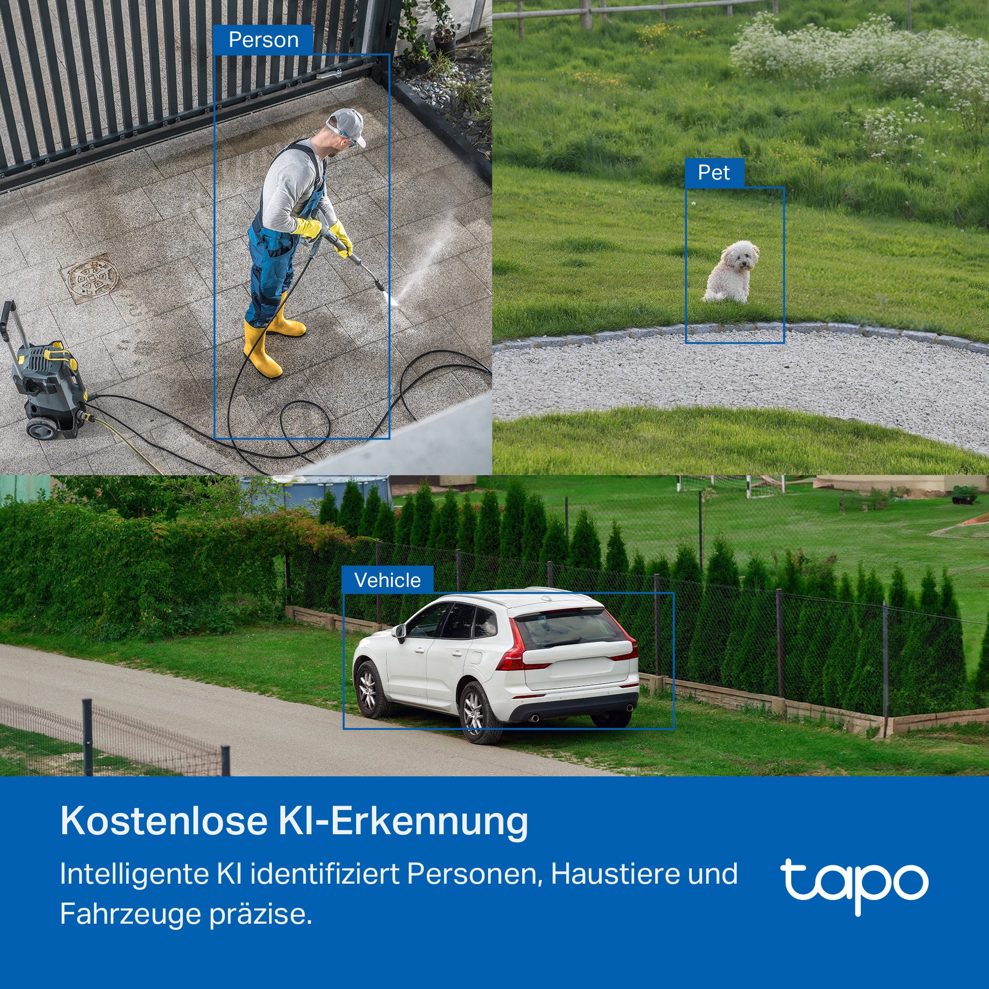 Tapo C530WS 3K 5MP, 360° - überwachungskamera aussen