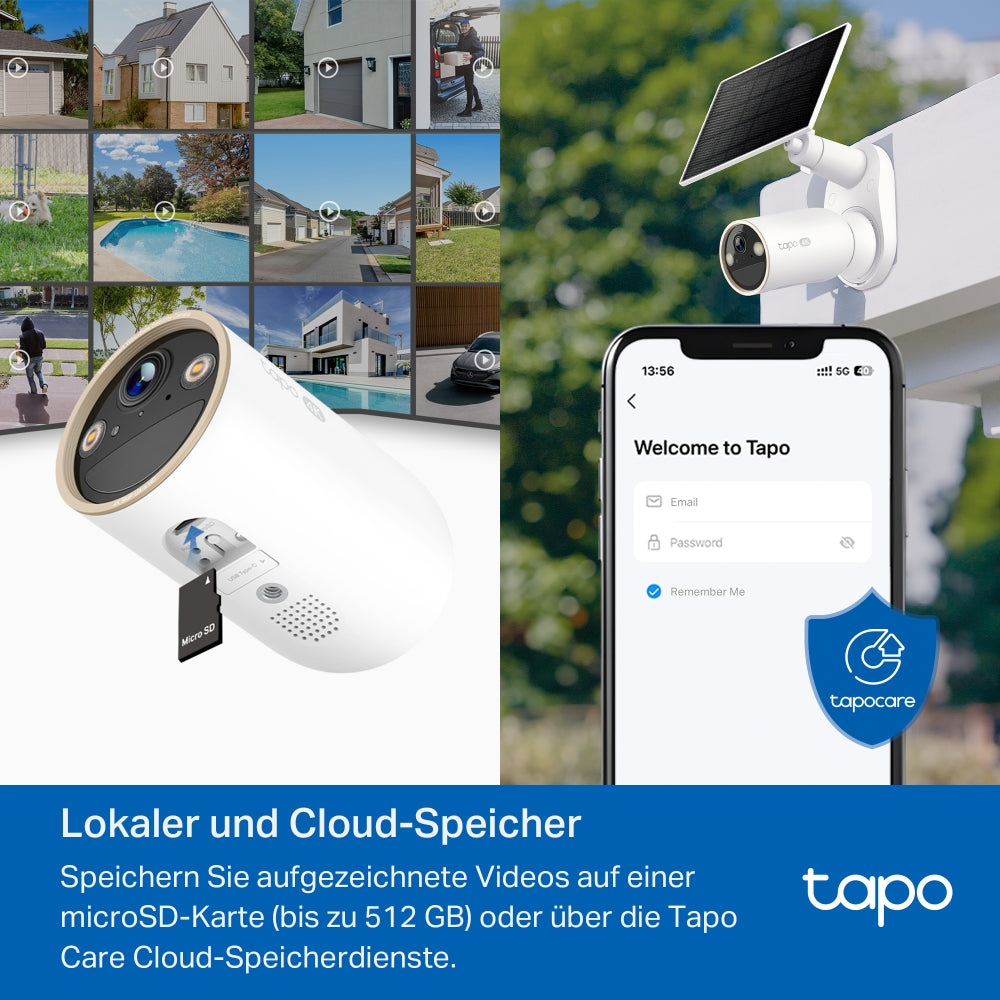 Tapo C460 KIT 4K 8MP, Solarpanel-Set