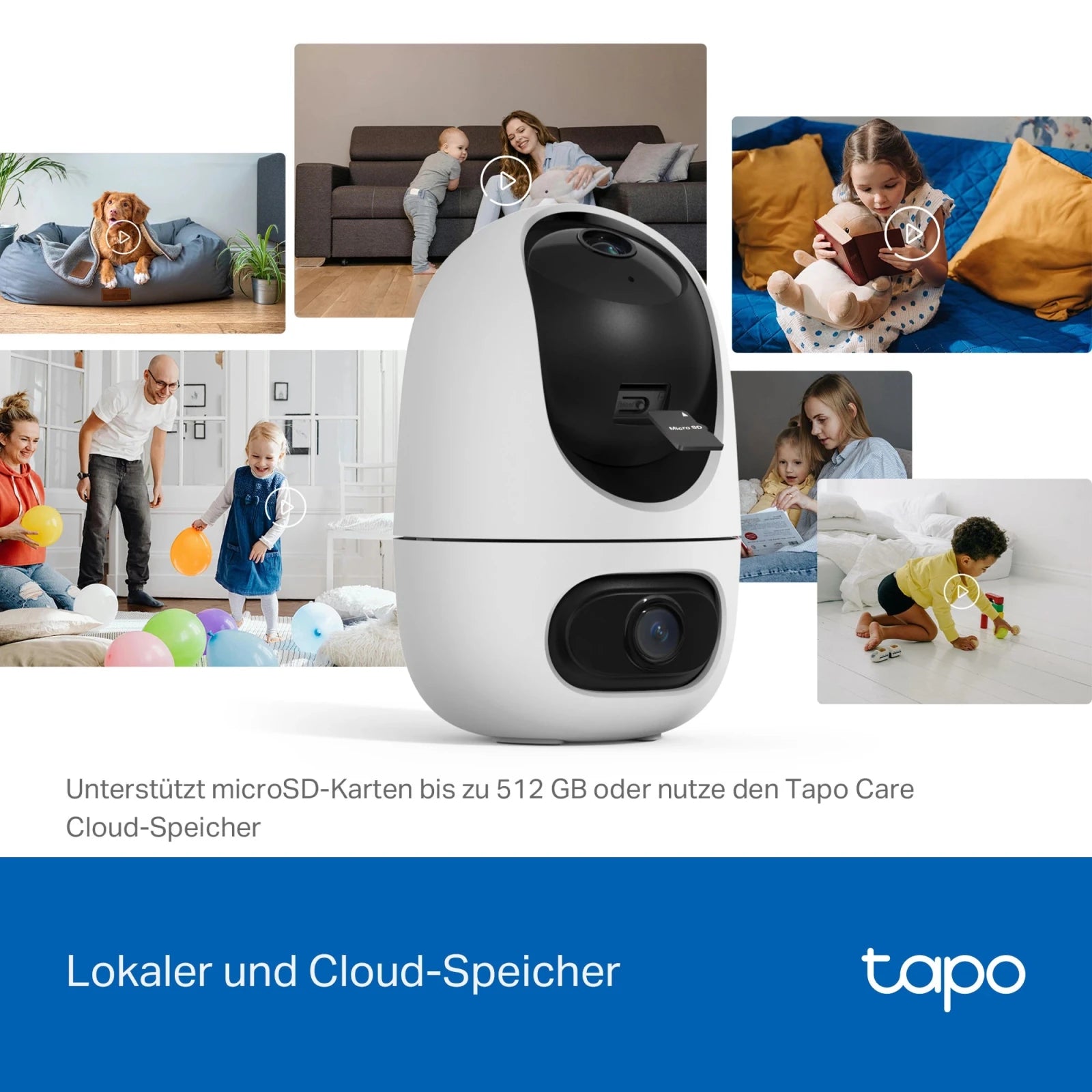 2K+2K Dual - Objektiv 360° Indoor - Kamera | Tapo C245D - Tapo C245D