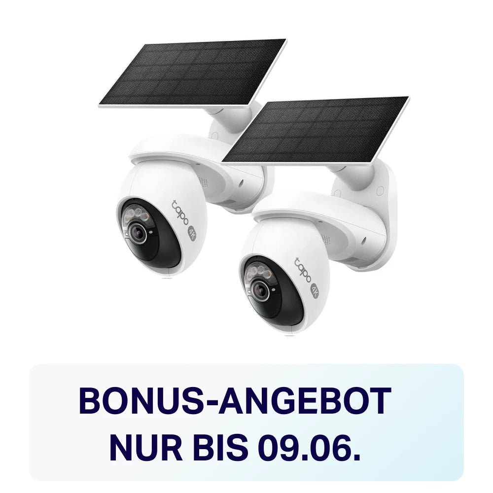 4K 8MP 360° Solarbetriebene Kamera | Tapo C660 KIT(2er - Pack) - ostern1