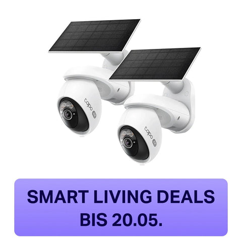 4K 8MP 360° Solarbetriebene Kamera | Tapo C660 KIT(2er - Pack) - ostern1