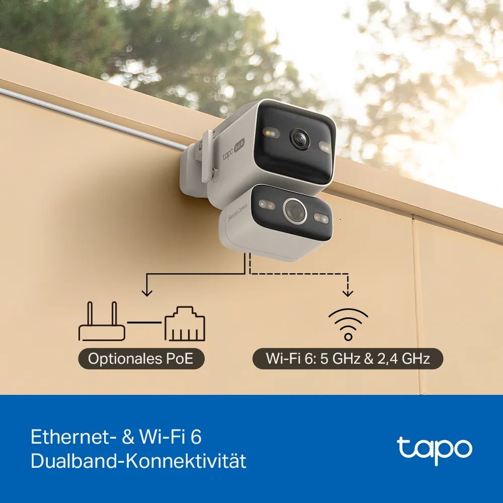 4K Dual - Objektiv 360° Outdoor Kamera | Tapo C575D - Tapo C575D