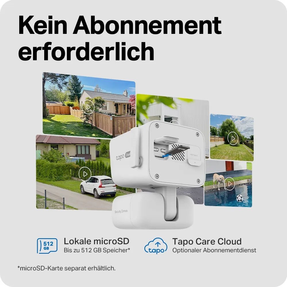 4K Dual - Objektiv 360° Solarbetriebene Kamera | Tapo C675D KIT - Tapo C675D KIT